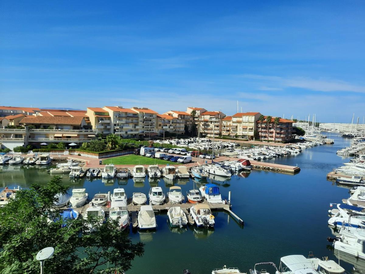 Appartement T2 Vue Mer Et Port,2 Balcons, Parking Prive Canet-en-Roussillon Zewnętrze zdjęcie