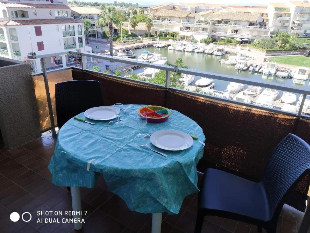 Appartement T2 Vue Mer Et Port,2 Balcons, Parking Prive Canet-en-Roussillon Zewnętrze zdjęcie