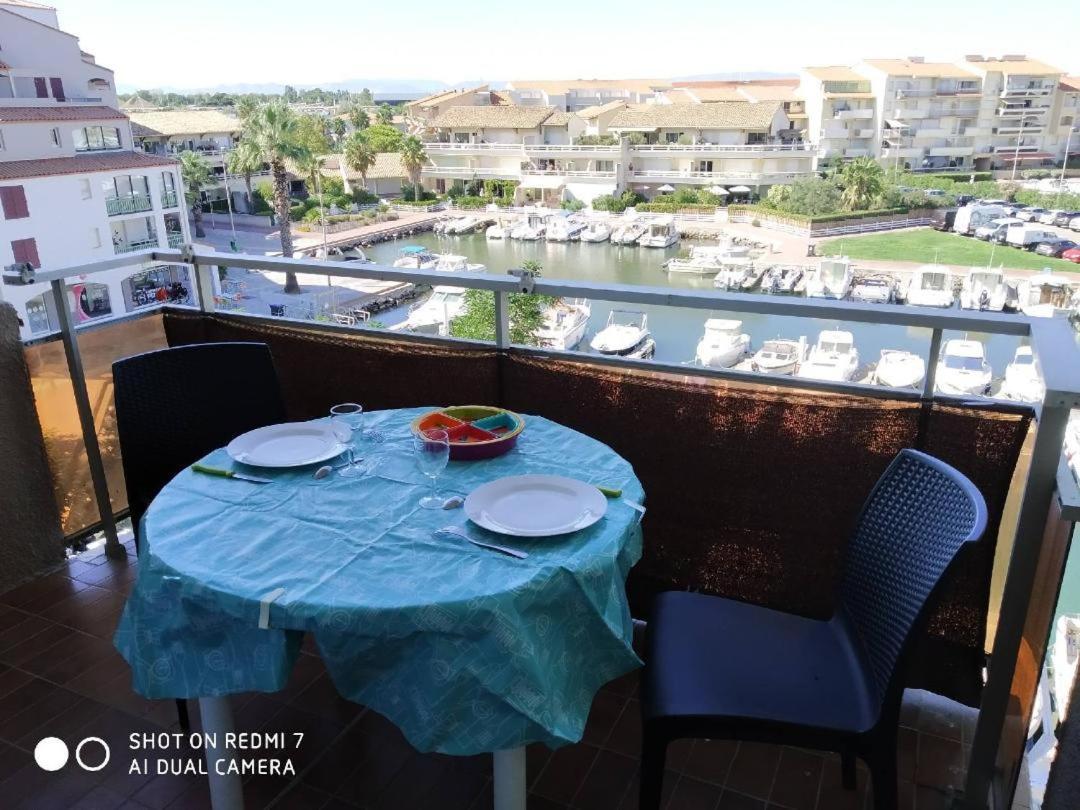Appartement T2 Vue Mer Et Port,2 Balcons, Parking Prive Canet-en-Roussillon Zewnętrze zdjęcie