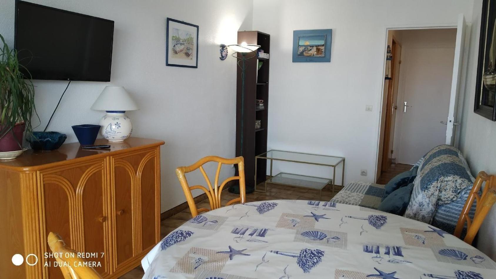 Appartement T2 Vue Mer Et Port,2 Balcons, Parking Prive Canet-en-Roussillon Zewnętrze zdjęcie