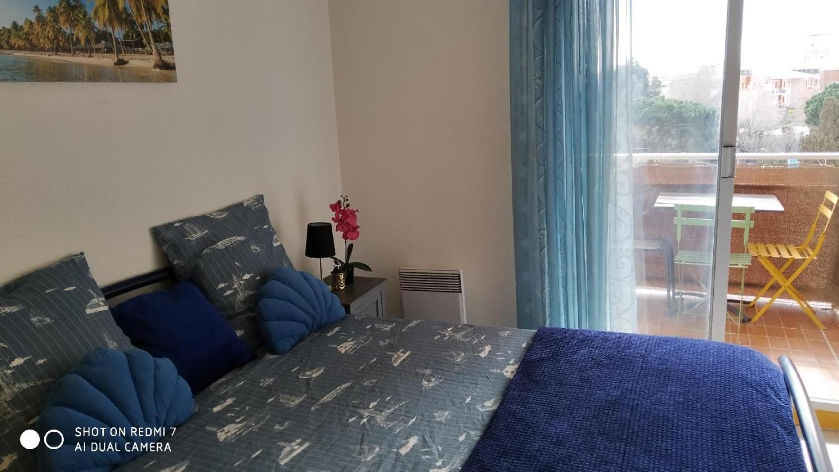 Appartement T2 Vue Mer Et Port,2 Balcons, Parking Prive Canet-en-Roussillon Zewnętrze zdjęcie