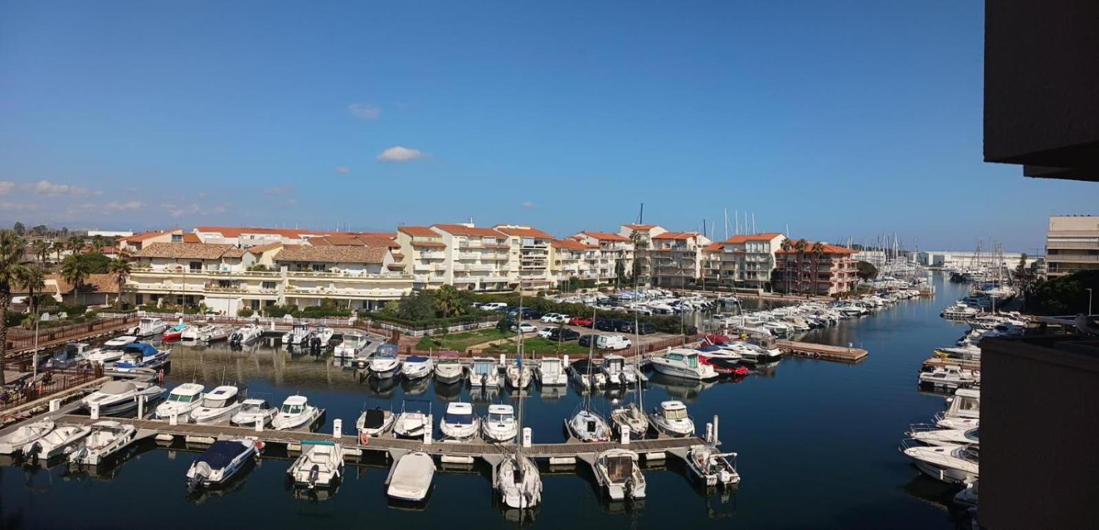 Appartement T2 Vue Mer Et Port,2 Balcons, Parking Prive Canet-en-Roussillon Zewnętrze zdjęcie